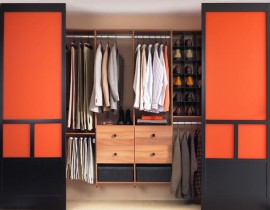 طرق مبتكرة لترتيب خزانة الملابس